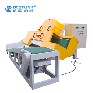 Bestlink Factory Irregular Thin Stone Veneer Corner Saw Cutting Machine with Belt