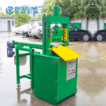 Electric stone mosaic splitting machine with many models, to split rectangle stone in various sizes into two pieces in the length direction, for making stone mosaic.