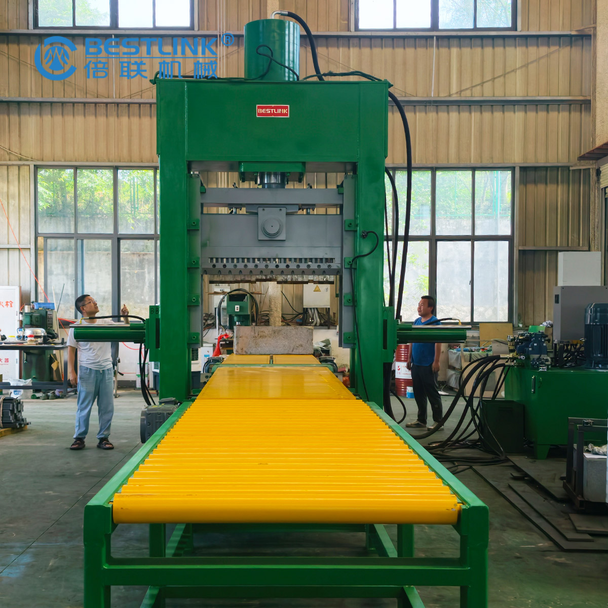BESTLINK Factory 320tons Hydraulic Stone Splitting Machine for Marble Granite