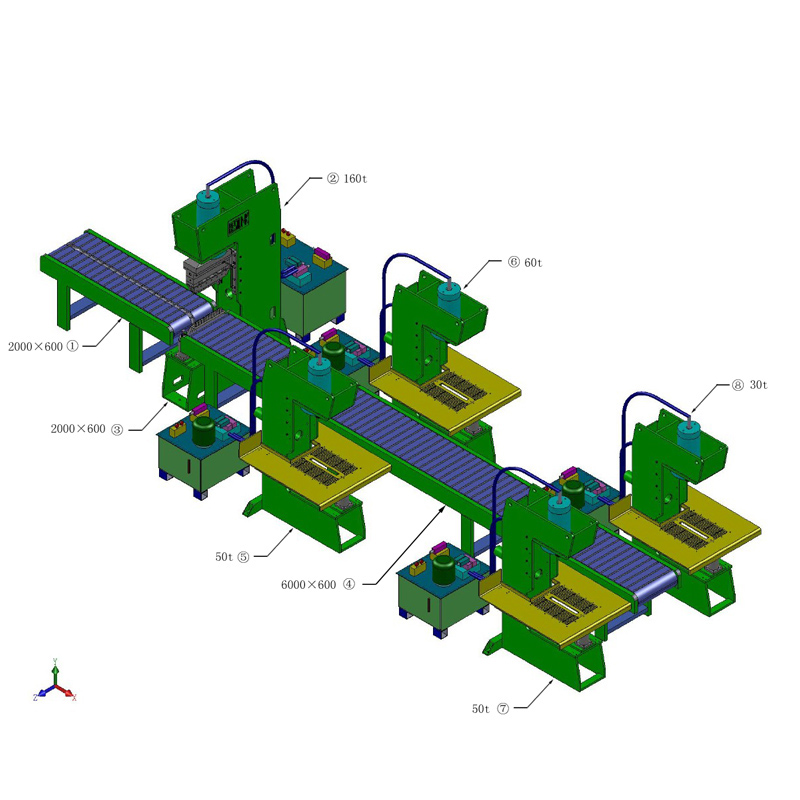 Hydraulic Stone Splitting Machine Production Line Conveyor Belt