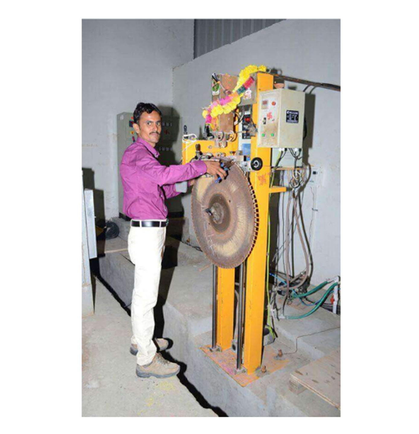 high frequency induction brazing machine for saw blade 