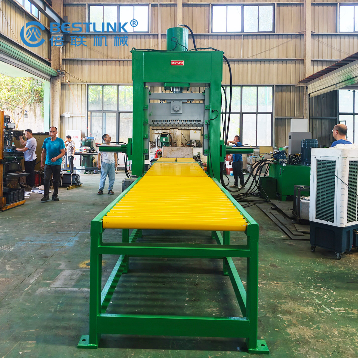 2026 Stone splitter operation video, Hydraulic stone cutting splitting machine from BESTLINK Factory