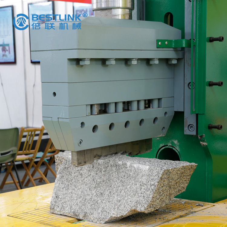 Natural Face Stone Splitting / Stamping / Chopping / Cutting Machines from Bestlink Factory