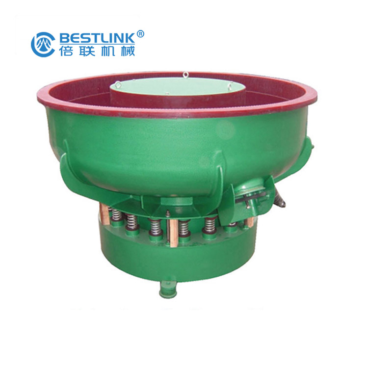 Straight Wall Bow Vibratory Finishing Machine for Stone Antique Surface