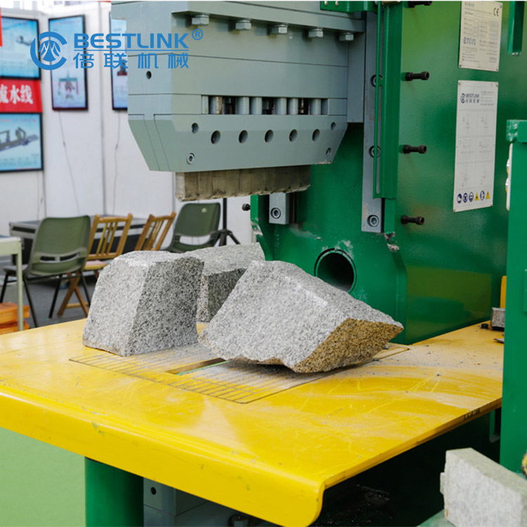 Bestlink Stone Guillotine Machine Hydraulic Mining Granite Block Open Frame Stone Cutting Machine