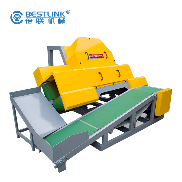 single pass mighty stone saw with double blades