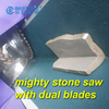 thin stone veneer saw with double blades