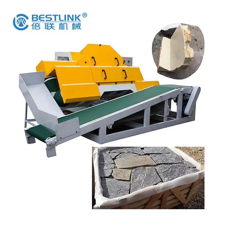Natural Stacked Feature Stone Wall Cladding Sawing Machine