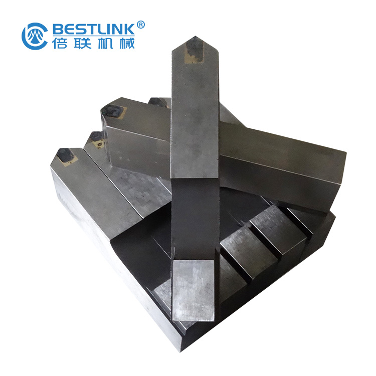 Bestlink Factory Carbon Tungsten Alloy Blade Knife Teeth for Stone Splitting Machine