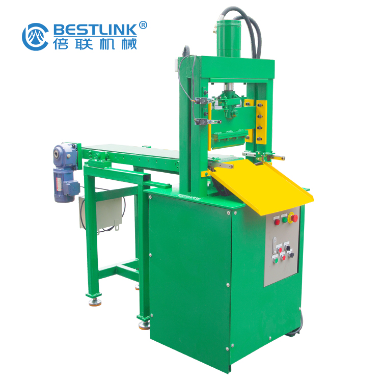 Bestlink 40 tons Strips Interior Stone Veneer splitting machine ready to ship