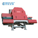 A nice Chinese red color for this thin veneer saw machine, to celebrate Chinese new year's coming.