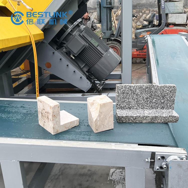 2022 Bestlink Factory Price Double Blades Thin Stone Veneer Saw Cutting Machines