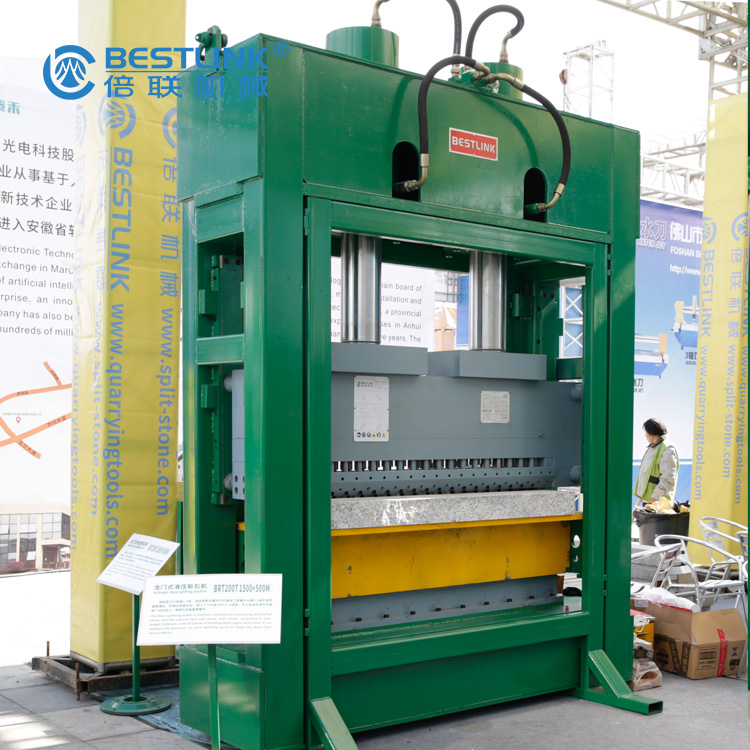 CE Certificate Hydraulic Stone Splitter Cutting Machine with 70T Splitting Power Are Ready To Spain