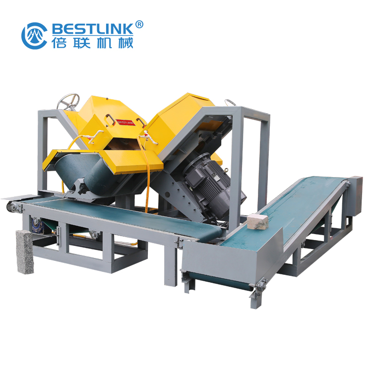 Mighty Stone Veneer Saw Stone Cutting Machine with Double Blades