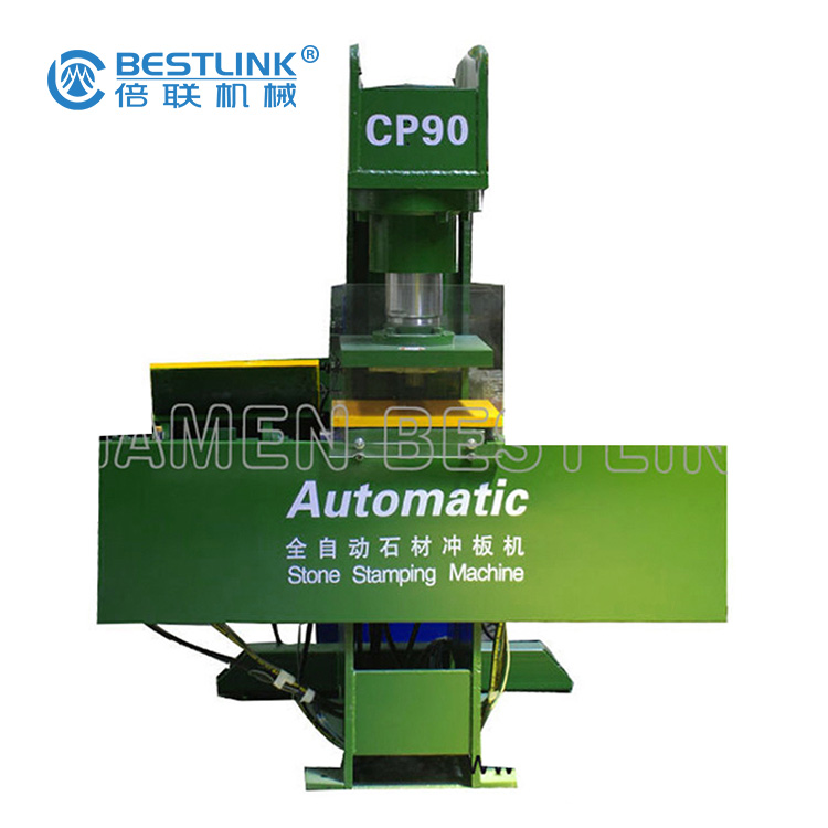 Stone Press Machine to Stamp The Paving Stones, Granite Marble Cutting Machine