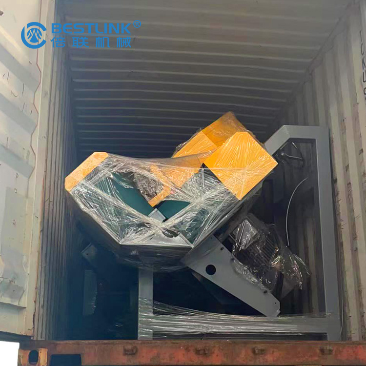 Thin stone veneer saw cutting machinery, loading and shipping to clients days ago 1