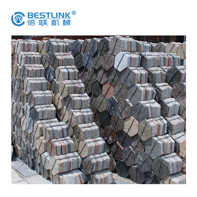 Bestlink stone stamping machine is used for recycling your waste stone tiles and it is good choice for making pavers.