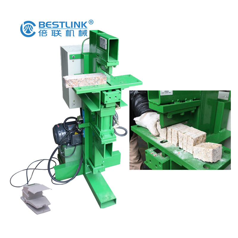Natural face mosaic splitting machine for wall cladding stone