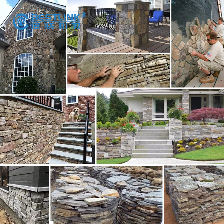 2025 Bestlink Factory Stone Veneer Thin Saw Cutting Natural Stone