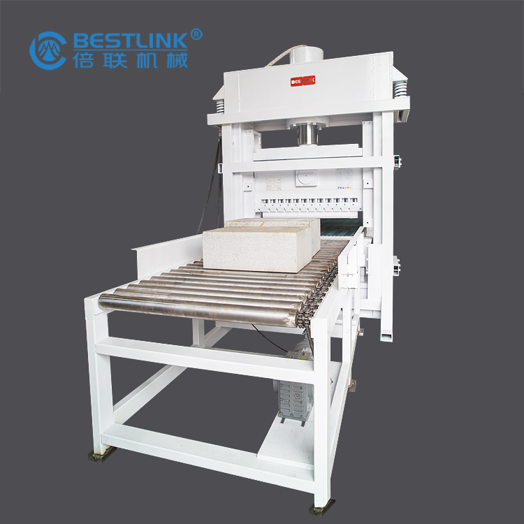 Hydraulic Stone Splitting Machine with Conveyor Belt Are Able To Cutting Granite\marble\basalt\sandstone in Max.width 1000mm by Max. Height 300mm.