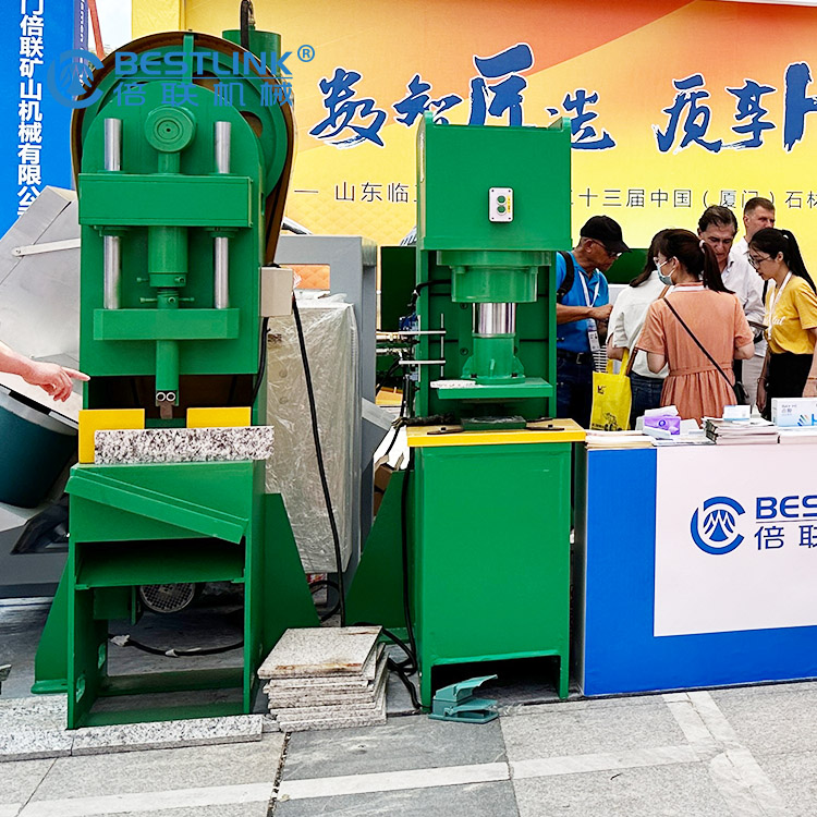 Stone Press Machine to Stamp The Paving Stones, Granite Marble Cutting Machine