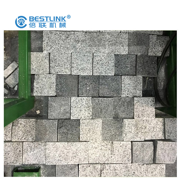 CUBE20C Bestlink Gravity feeding stone brick splitting machine