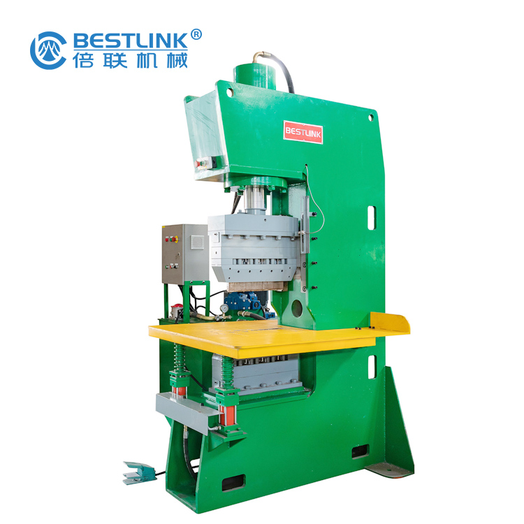 Bestlink 160T Natural-face Stone Splitting Machine When Cutting 500mm Thickness Stones